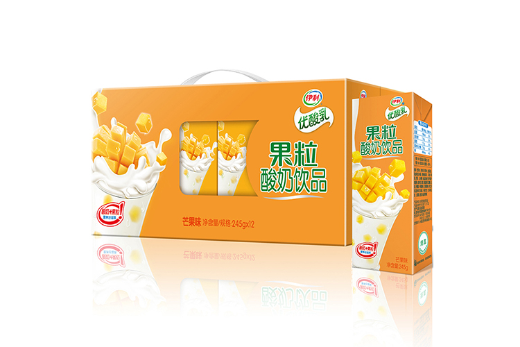 YILI MANGO GRANULE YOGURT DRINK 245ML